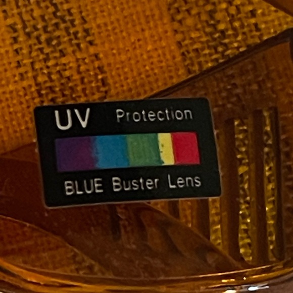 NEW - Sun Shield  - Blue Light Buster UV Yellow Glasses - Driving - Poly Carbon - Picture 7 of 8